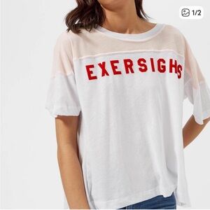 Wildfox oversized exersighs Top